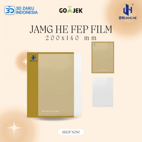 Jamg He FEP Film 200x140 mm for 3D Printer DLP LCD MSLA